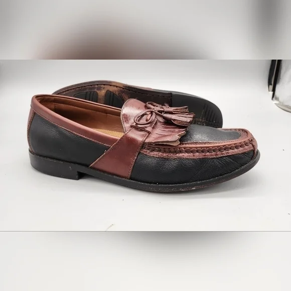 Johnston & Murphy Shoes Men 10 Aragon II Kiltie Tassel Narrow